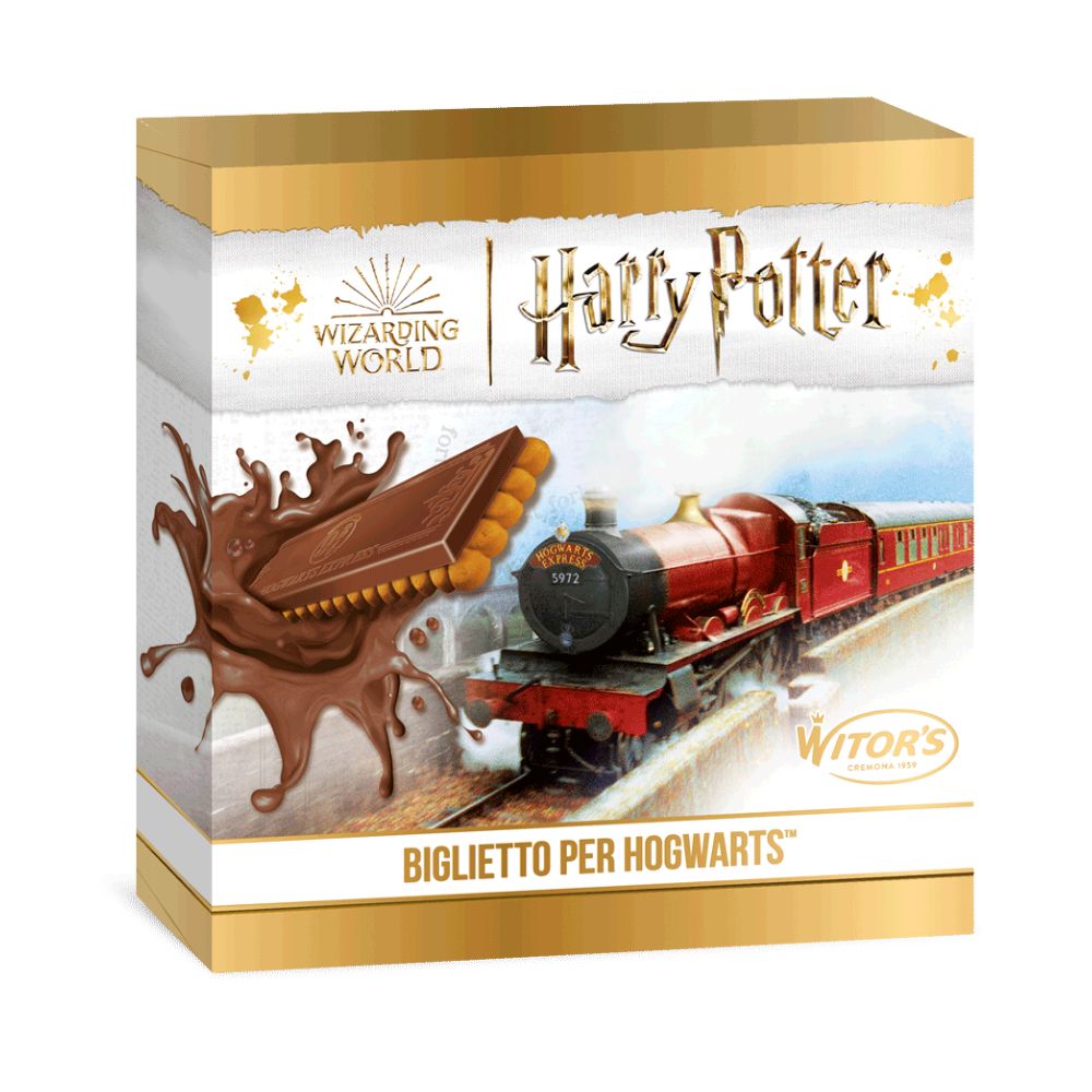 Confezione da 12, biscotto con tavoletta di cioccolato al latte da 126g Harry Potter.