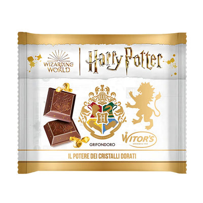 Confezione da 20, tavoletta di cioccolato al latte con granelli di zucchero colorati da 50g Harry Potter.