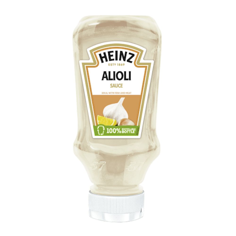 Confezione da 8, salsa con aglio e limone da 220g Heinz.