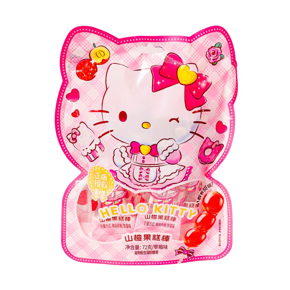 Confezione da 30 di Hello Kitty Sanrio Bastoncini Di Gelatina da 72g.