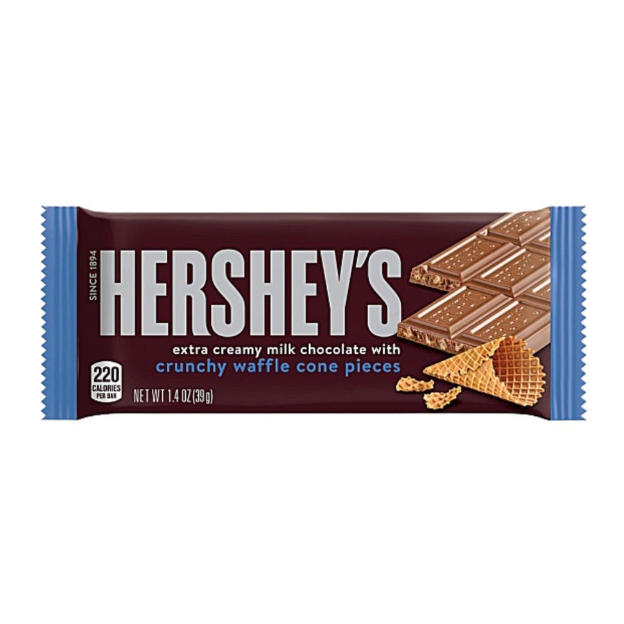 Confezione da 36, Hershey's Extra Creamy Milk Chocolate With Crunchy Waffle da 39g.