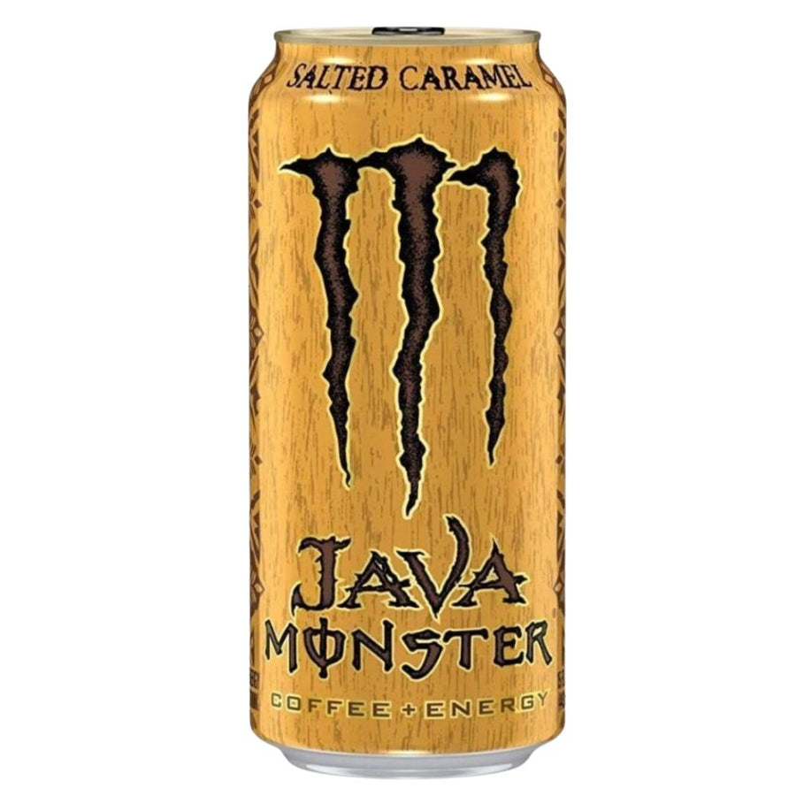 Confezione da 12, bevanda energetica al caffè al gusto di caramello salato da 444ml Monster.