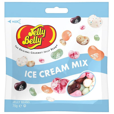 Confezione da 70g di caramelle al gusto di gelato Jelly Belly Ice Cream Mix