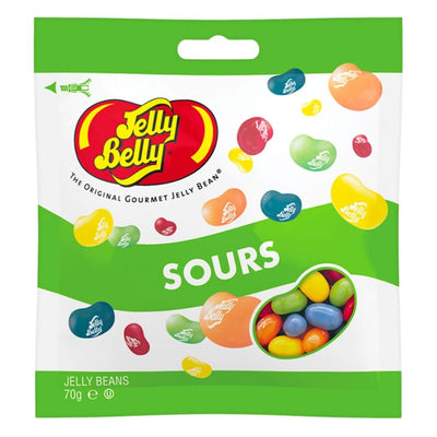 Confezione da 12, caramelle gommose al gusto di frutta aspre da 70g Jelly Belly.