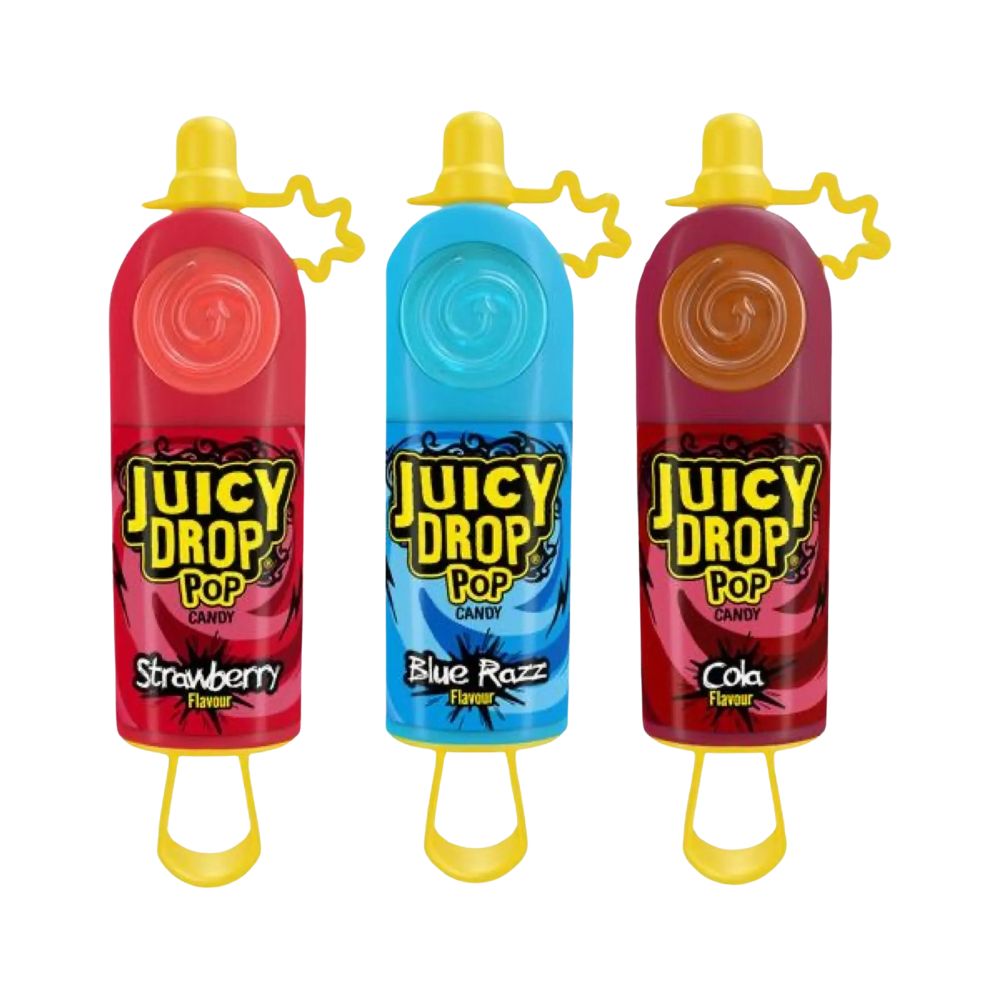 Confezione da 12, caramella liquida da 26g gusti a sorpresa.