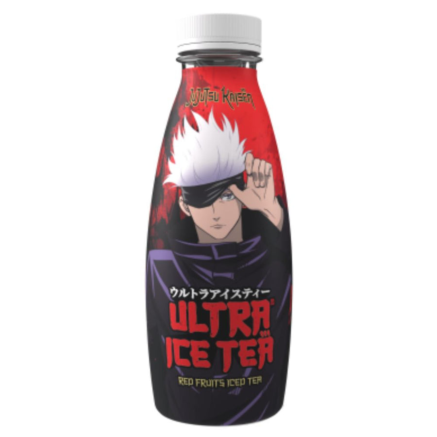 Confezione da 8, bevanda di tè nero con succo di frutti rossi da 500ml Ultra Ice Tea.