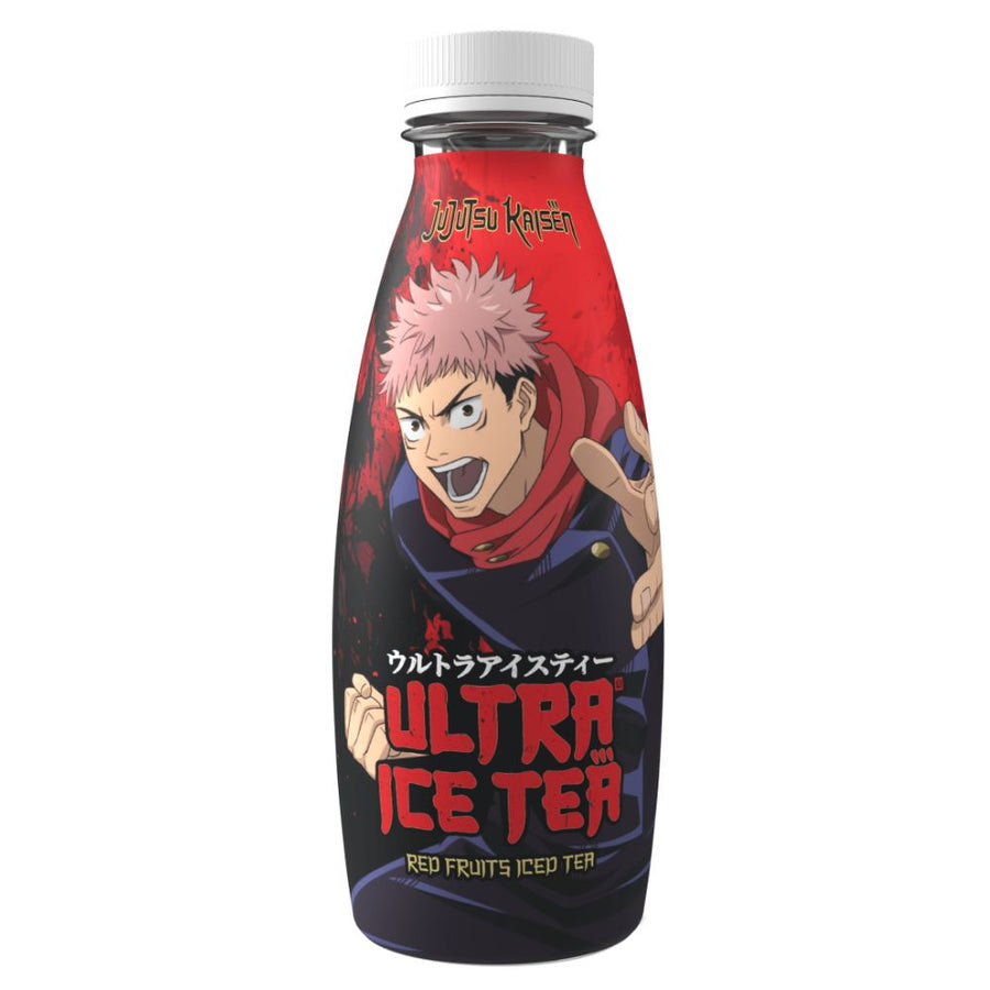 Confezione da 8, bevanda di tè nero con succo di frutti rossi da 500ml Ultra Ice tea.