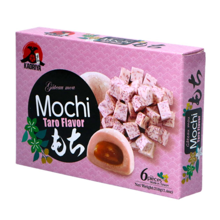 Confezione da 24, mochi al gusto di taro da 210g Kaoriya.