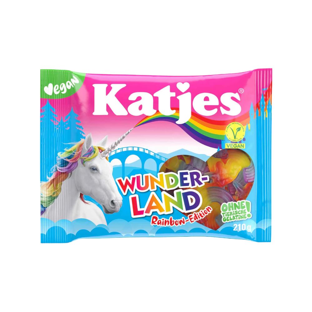 Katjes Wunderland Rainbow - caramelle gommose frutta 210g