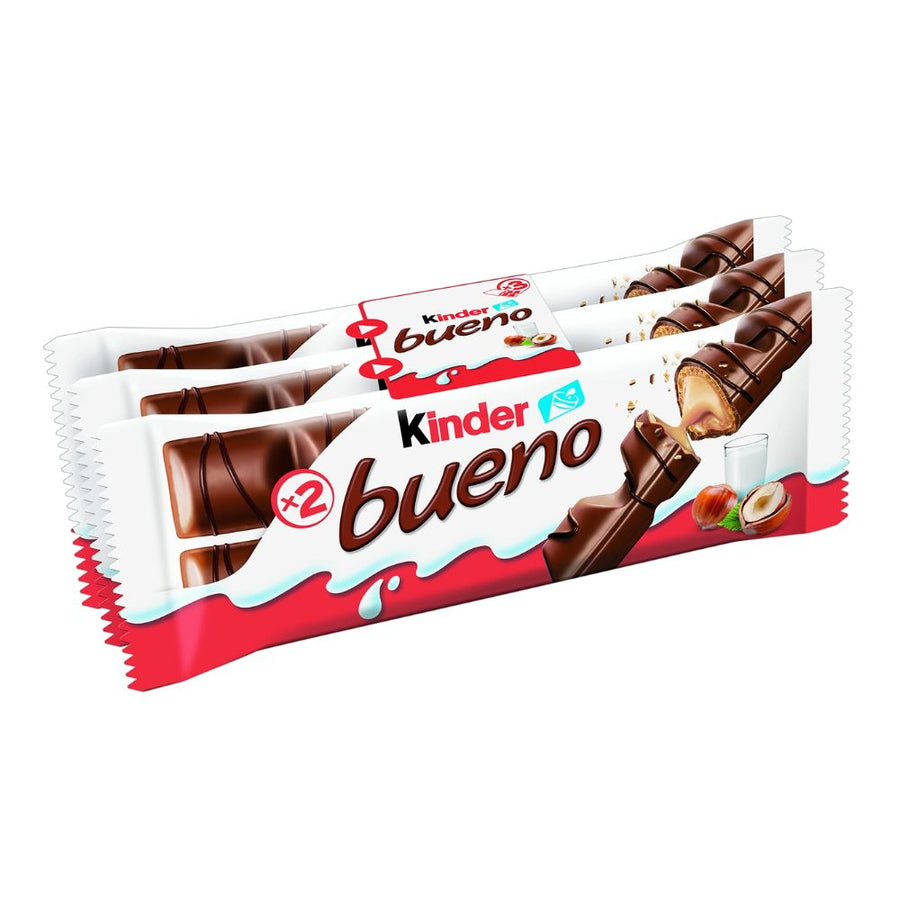 Confezione da 129g, wafer farcito al latte e nocciole ricoperto di cioccolato al latte Kinder.