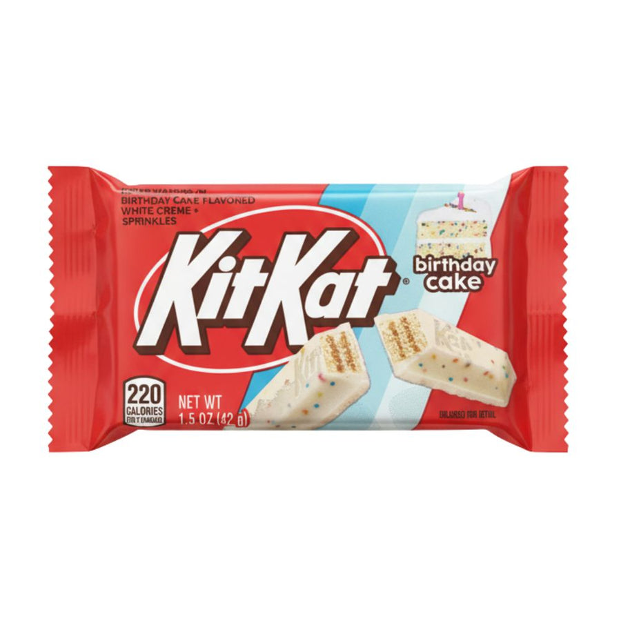 Confezione da 24, wafer ricoperti di cioccolato bianco con zuccherini colorati da 42g Kit Kat.