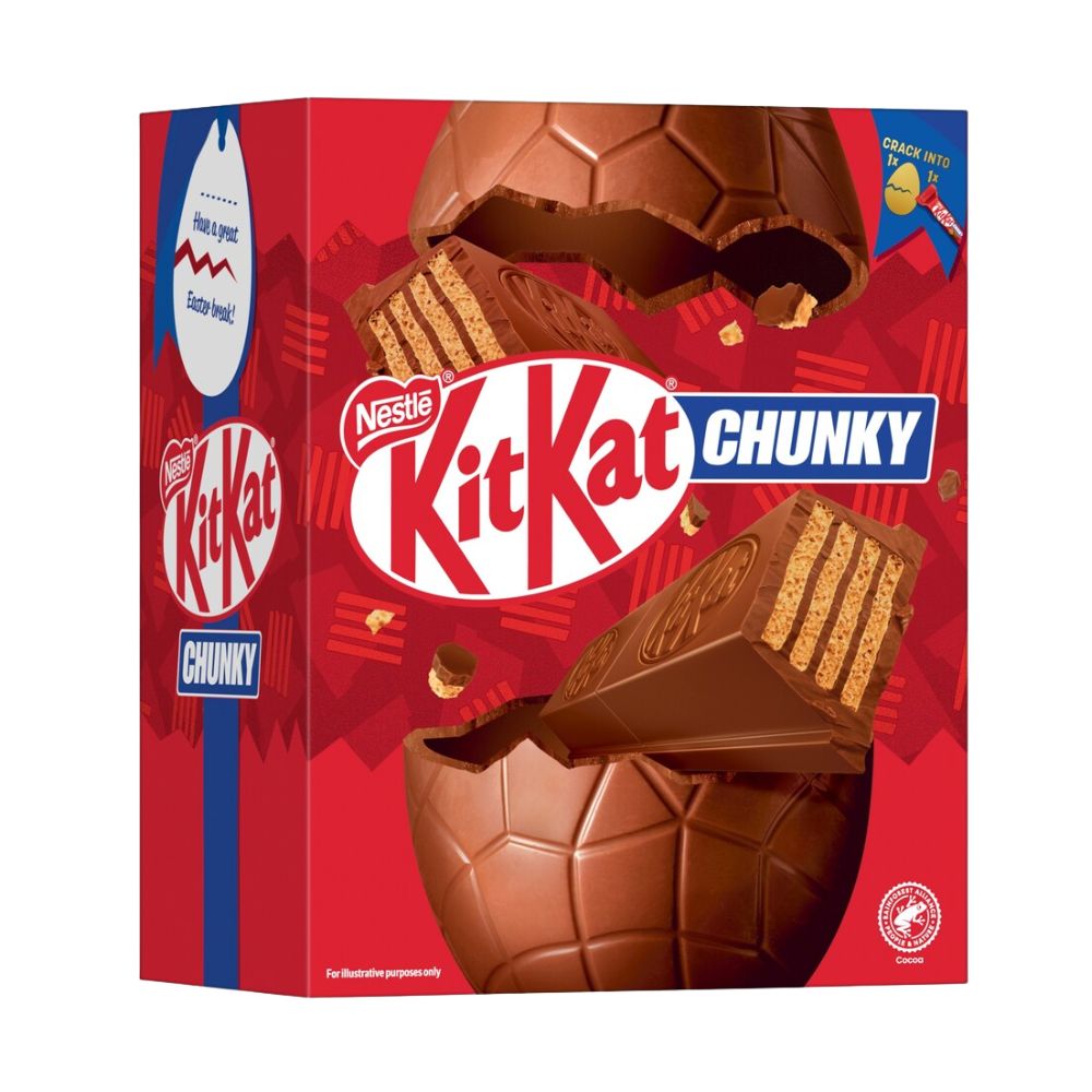 Kit Kat Chunky Large Egg, uovo di cioccolato al latte da 190g