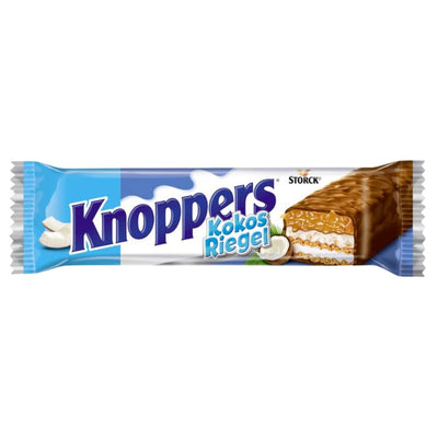 Confezione da 24, wafer ricoperto di cioccolato ripieno di crema al gusto di cocco da 40g Knoppers.