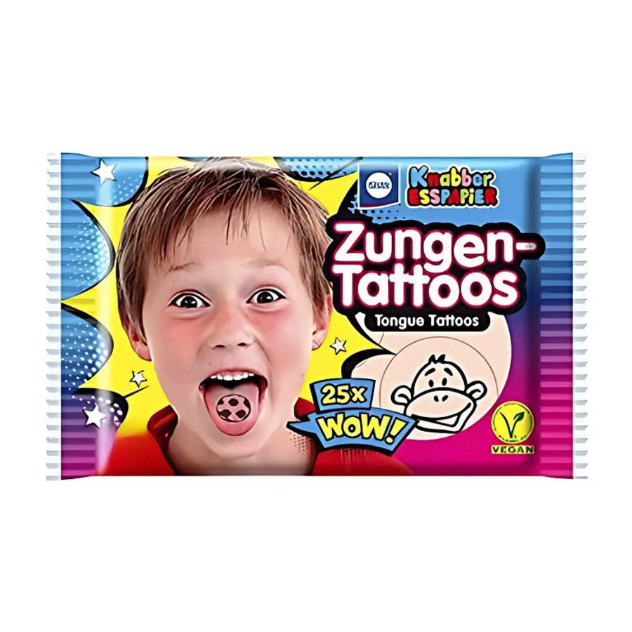 Confezione da 25, ostie con tattoos da 11g Knabber.