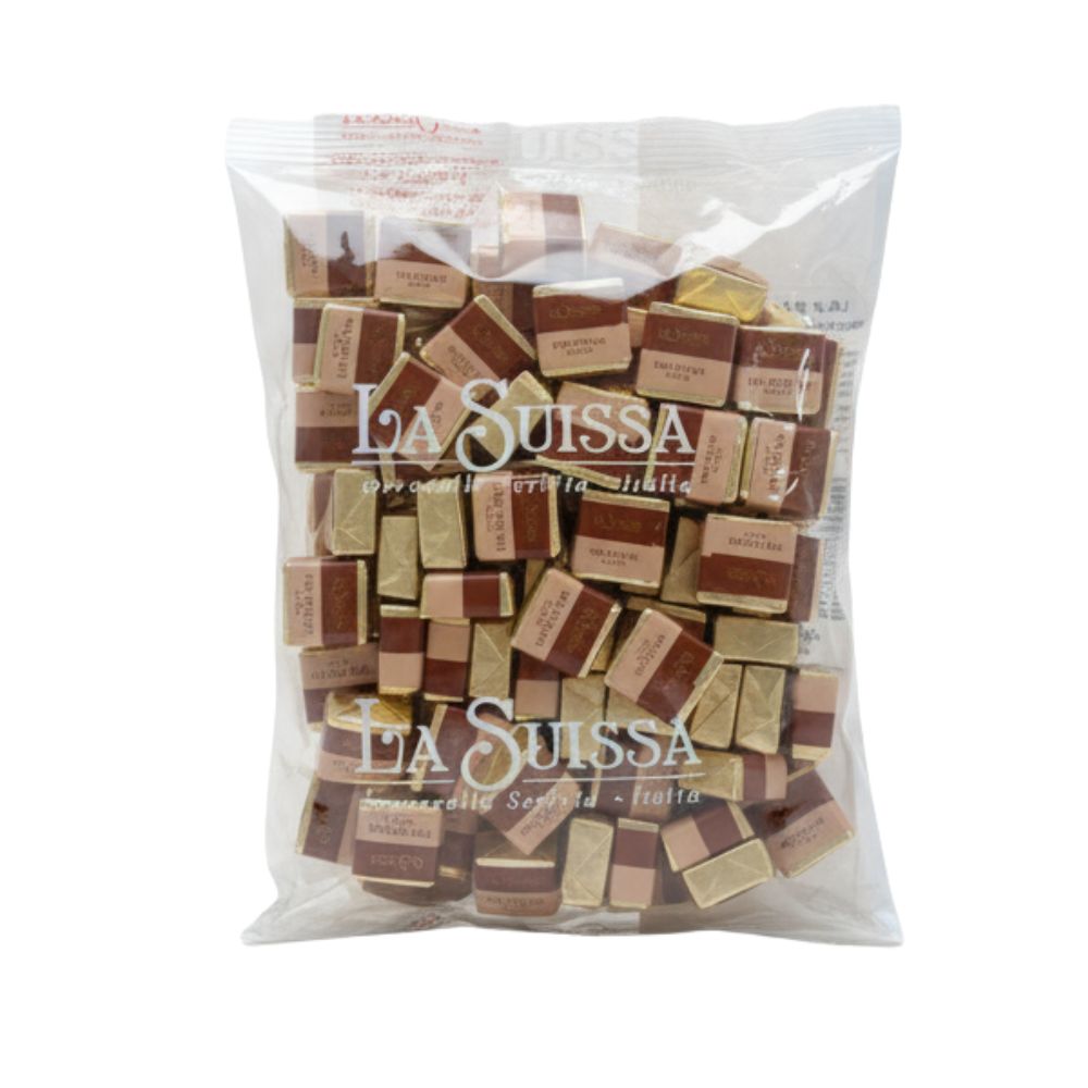 La Suissa Pralina Cremino Caffè, praline cremino tre strati caffè (Confezione da 1kg).
