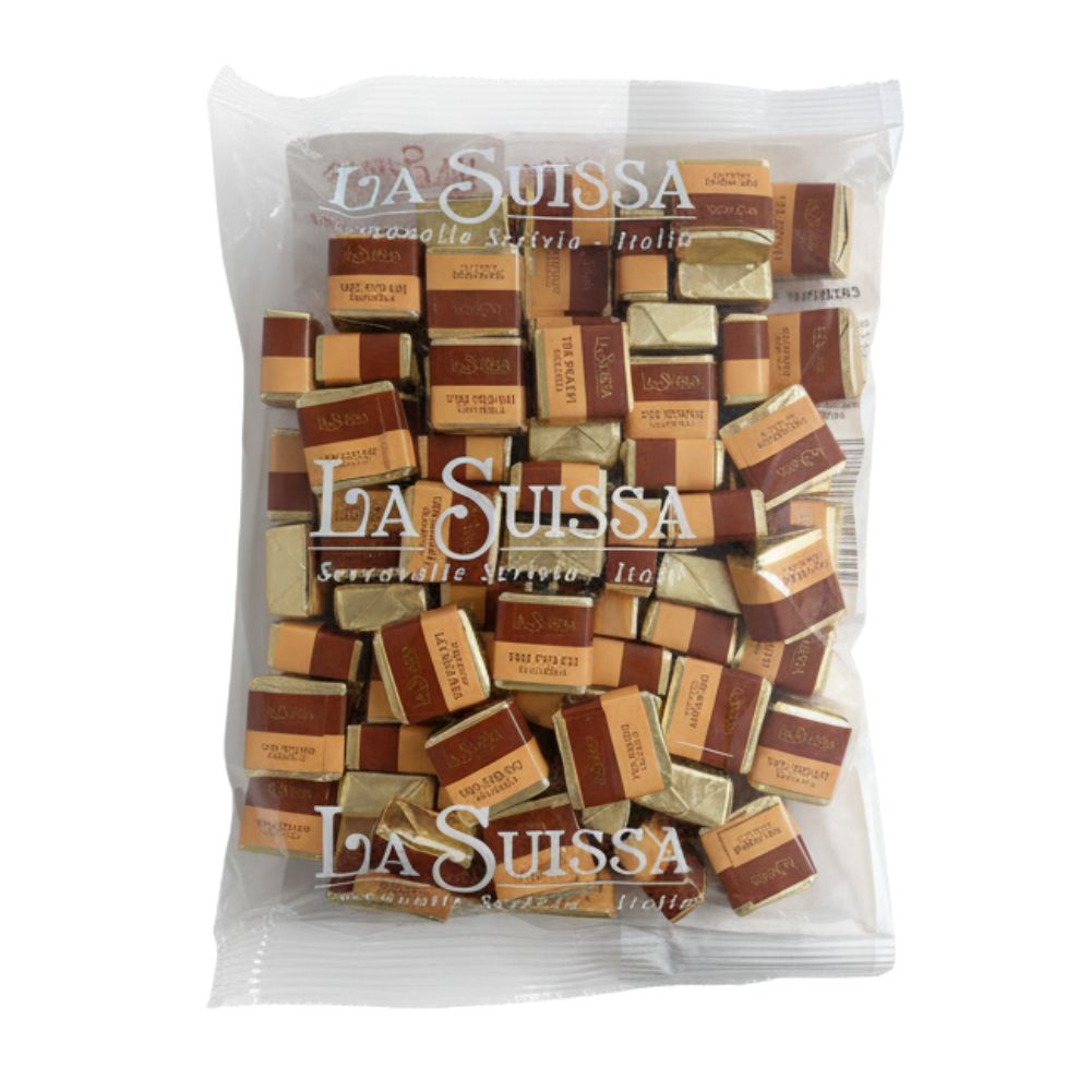 La Suissa Pralina Cremino Nocciola, praline cremino tre strati nocciola (Confezione da 1kg).