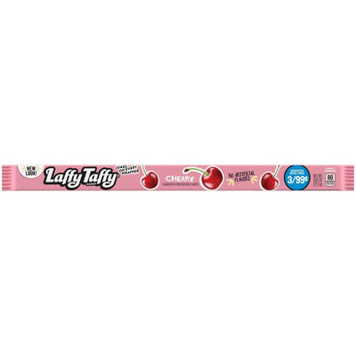 Confezione da 22g di caramella gommosa alla ciliegia Laffy Taffy Cherry