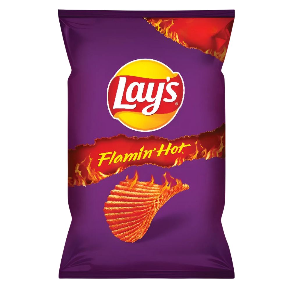 Confezione da 12, patatine fritte al gusto di peperoncino da 85g Lay's.