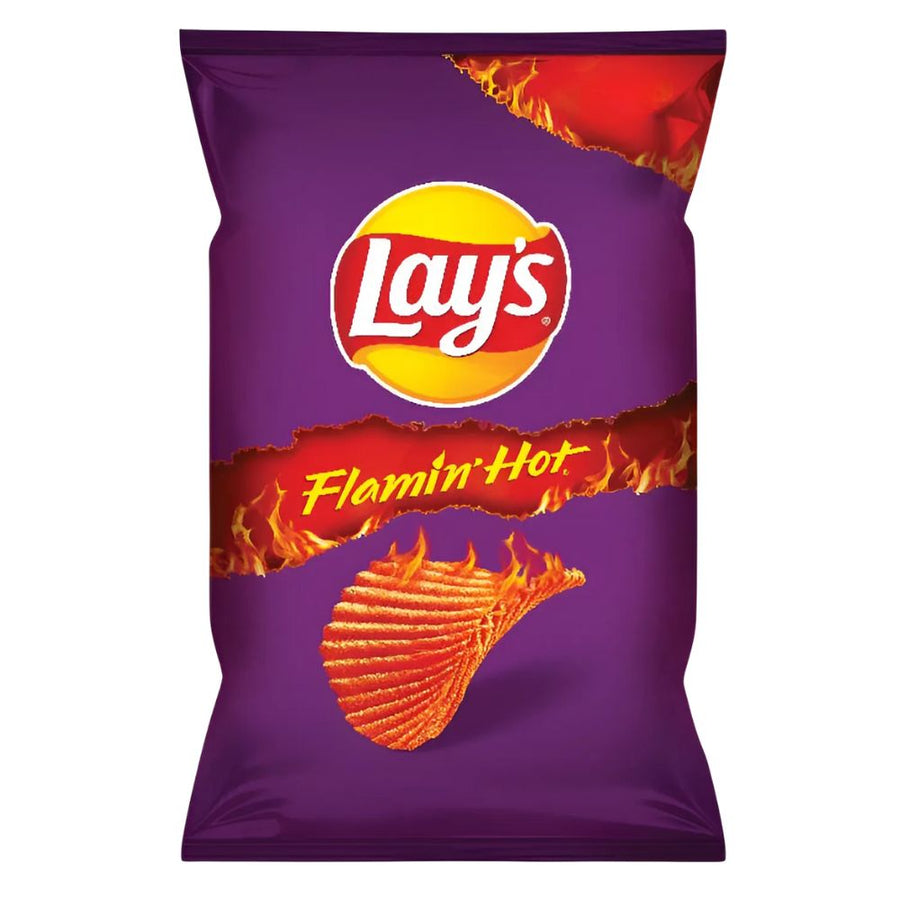 Confezione da 12, patatine fritte al gusto di peperoncino da 85g Lay's.