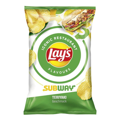 Confezione da 9, patatine al gusto di Teriyaki da 150g Lay's.