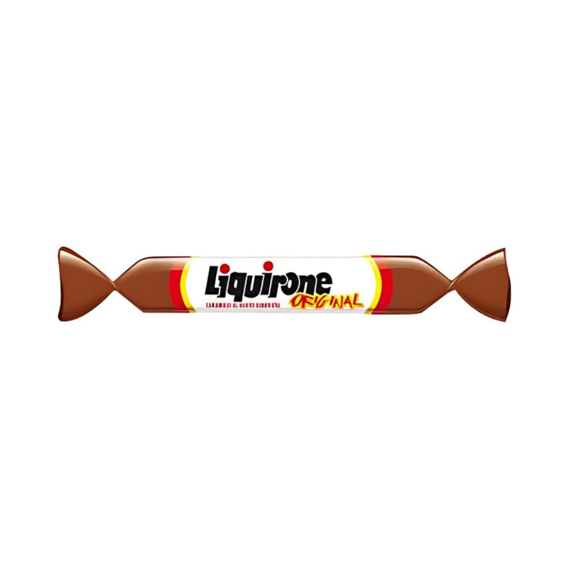 Confezione da 250, caramelle toffee al gusto di liquirizia da 8g Liquirone.