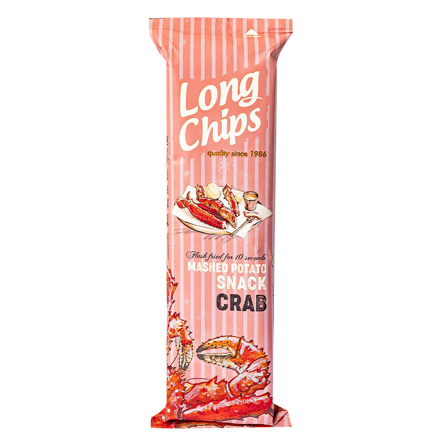 Confezione da 75g di patatine lunghe Long Chips Crab
