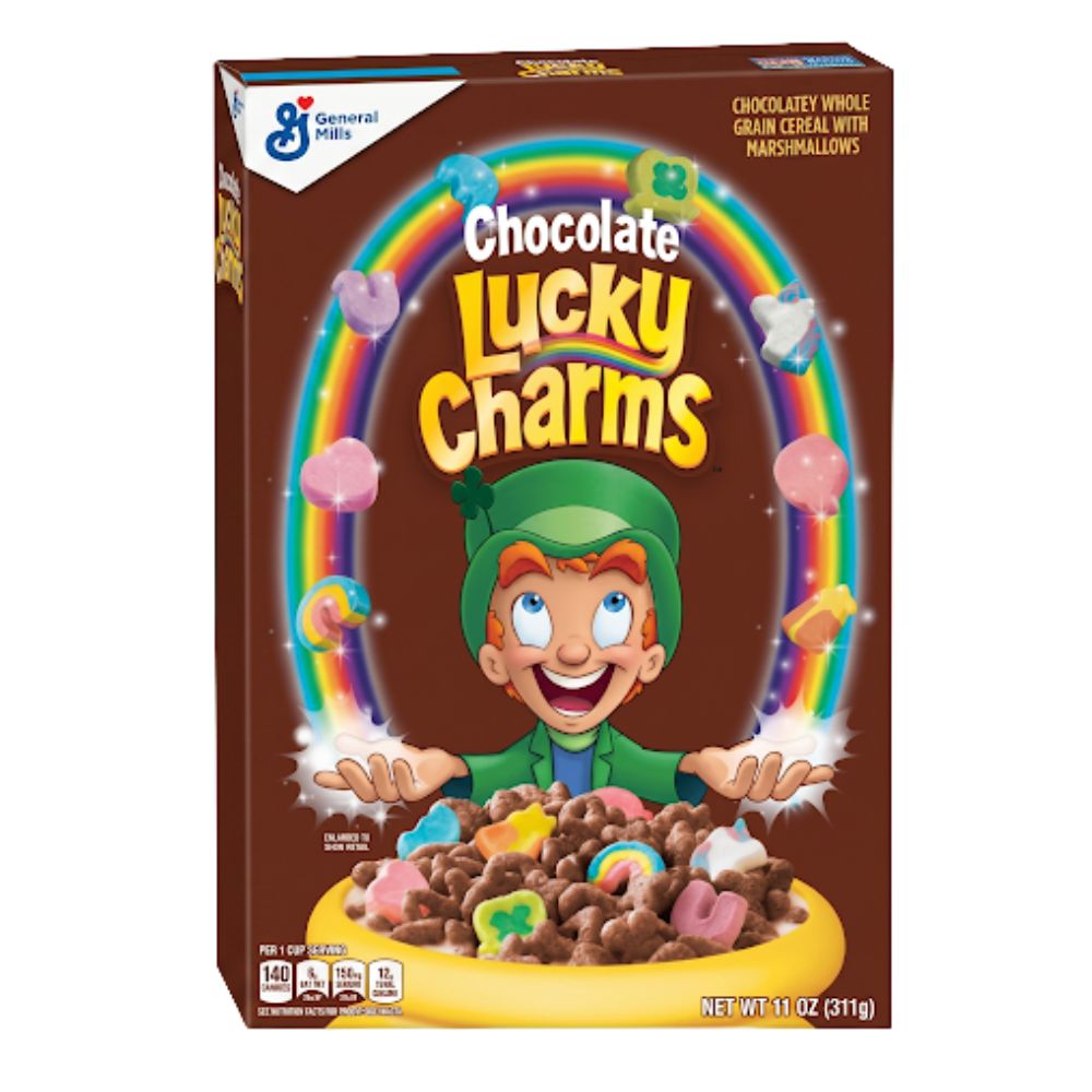 Lucky Charms Chocolate, cereali al cioccolato nel formato 311g 