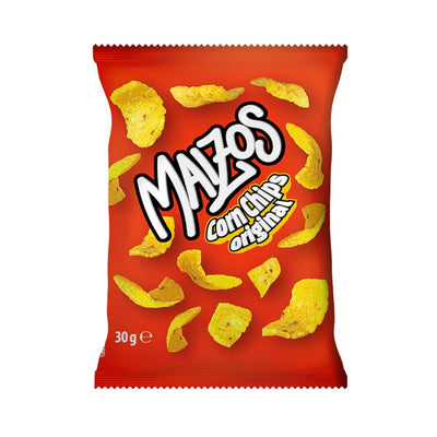 Confezione da 50, chips di mais da 30g Maizos.