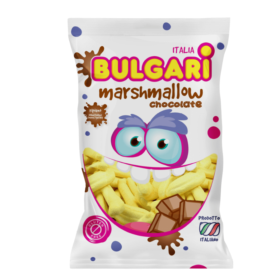 Confezione da 1kg di marshmallow ripieni di cioccolato