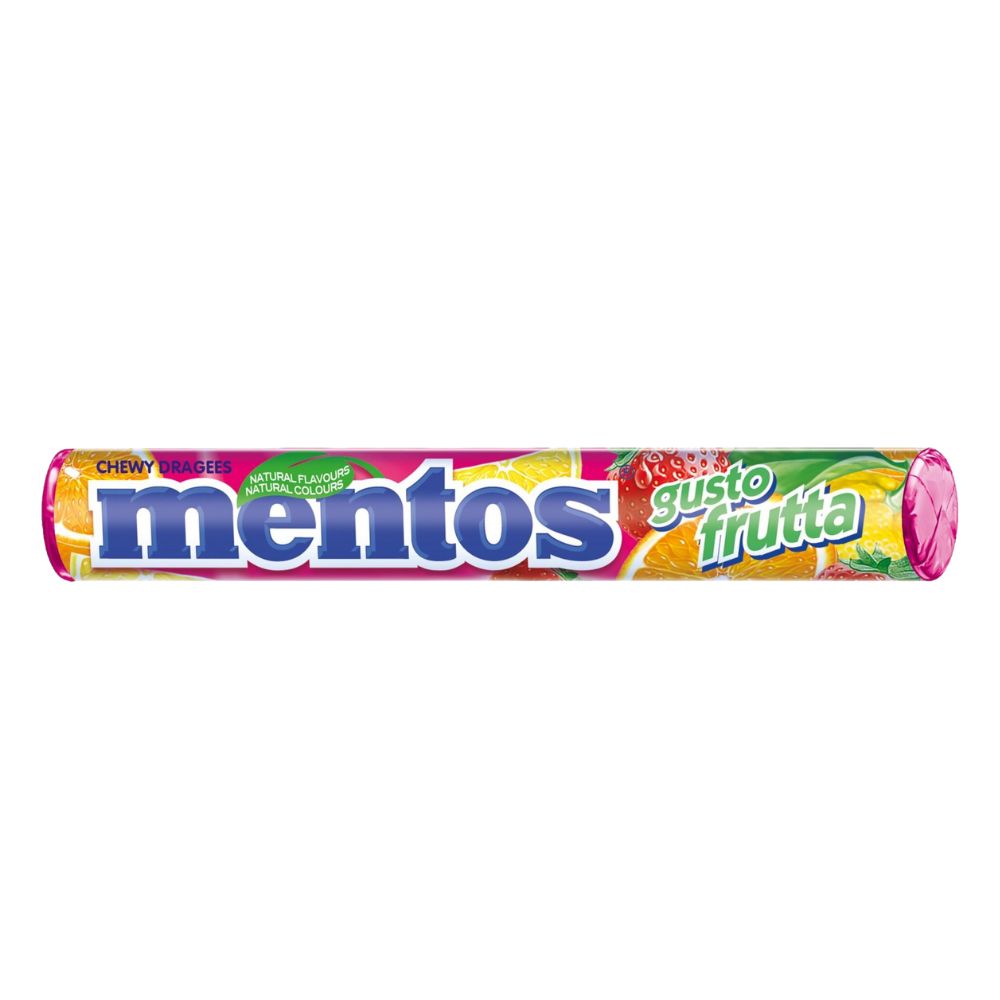 Mentos Fruit, caramelle gommose alla frutta da 38g