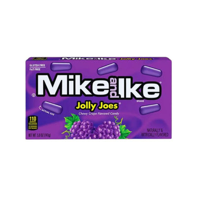 Confezione da 24, caramelle gommose al gusto d'uva da 22g MIke and Ike.