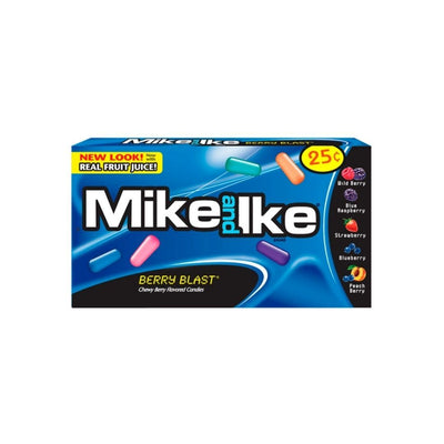 Confezione da 24, caramelle gommose al gusto di frutta da 22g Mike and Ike.