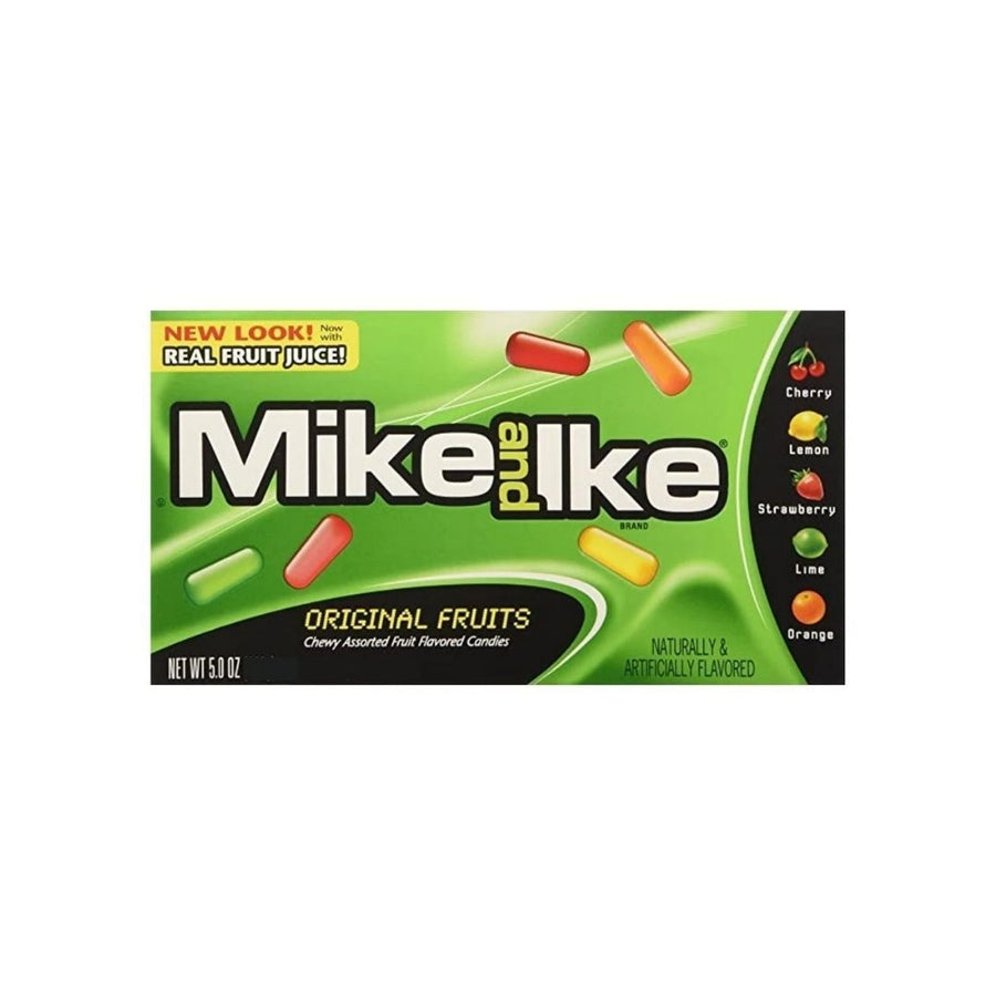 Confezione da 24, caramelle al gusto di frutta da 22g Mike and ike.