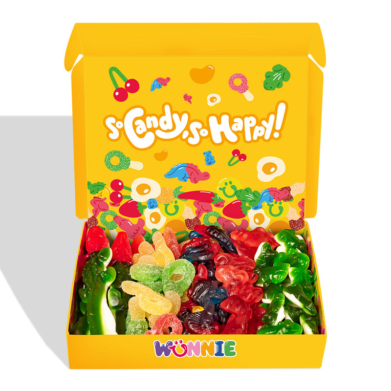 Wunnie box "So Candy, So Happy", 5 boxes of gummy candies in assorted flavors of 480g 