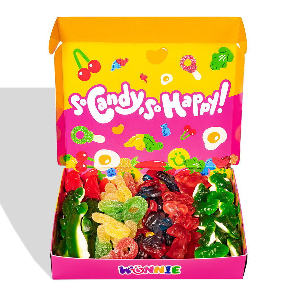 Wunnie box "So Candy, So Happy", 5 boxes of gummy candies in assorted flavors of 480g 