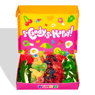 Wunnie box "So Candy, So Happy", 5 boxes of gummy candies in assorted flavors of 480g 