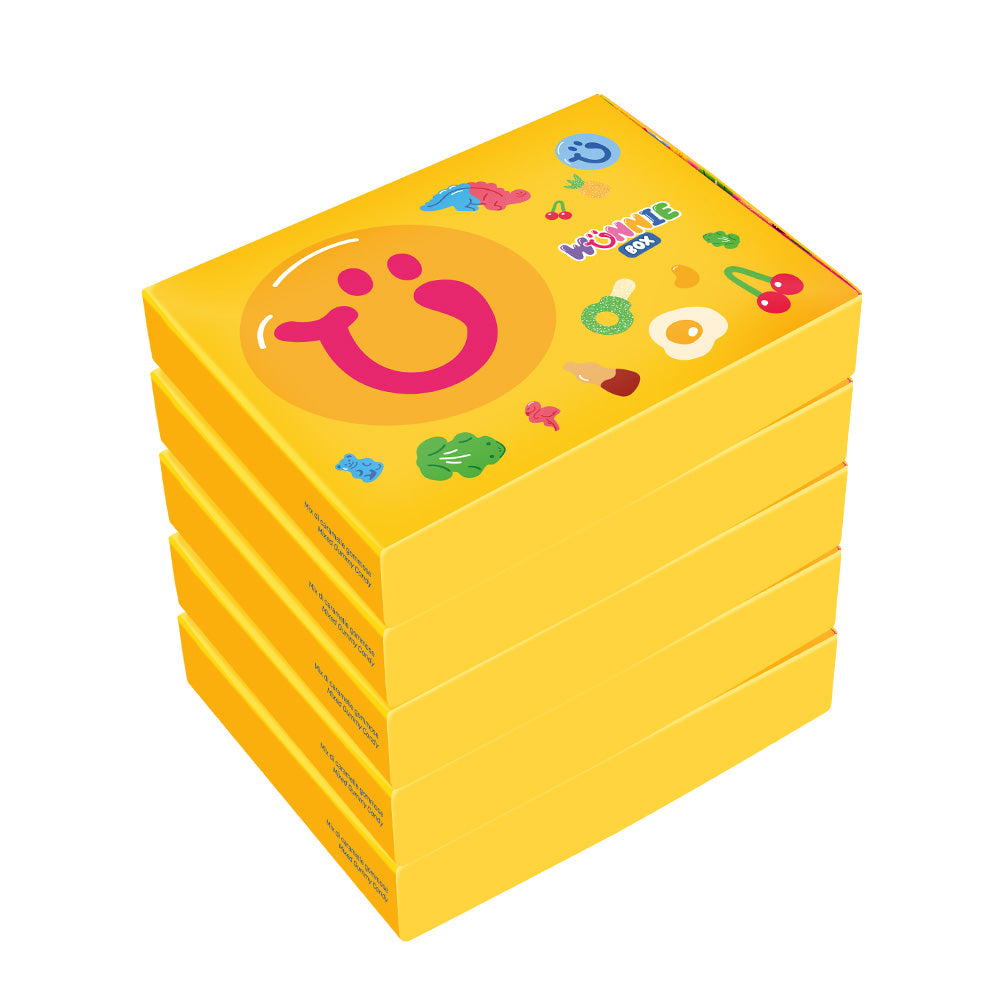 Wunnie box "So Candy, So Happy", 5 boxes of gummy candies in assorted flavors of 480g 