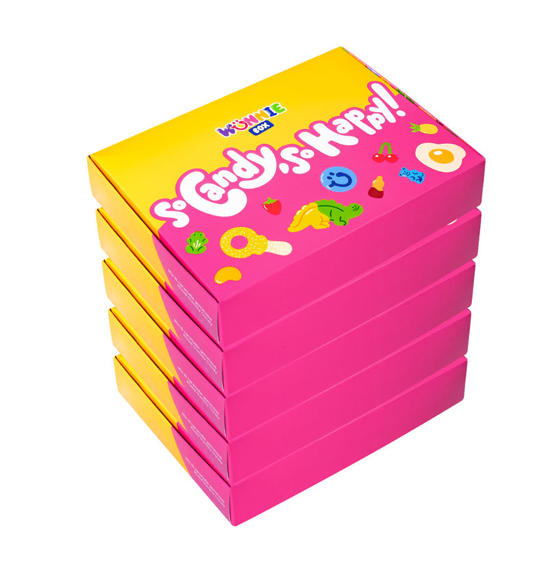 Wunnie box "So Candy, So Happy", 5 boxes of gummy candies in assorted flavors of 480g 