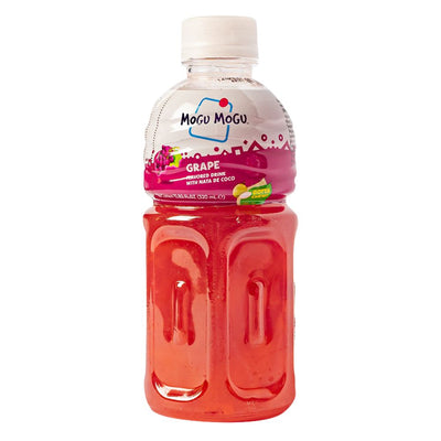 Confezione da 24, bevanda al gusto d'uva con nata de cocco da 320ml Mogu Mogu.