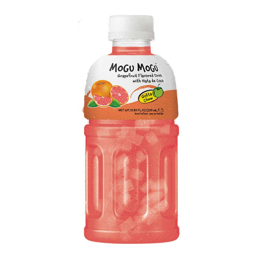 Confezione da 24 di bevanda al pompelmo e nata de coco Mogu Mogu Grapefruit