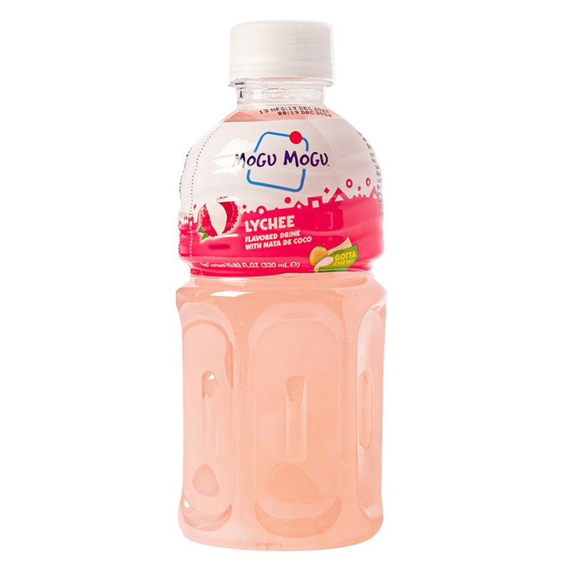 Confezione da 320ml di bevanda al succo di litchi Mogu Mogu Lychee