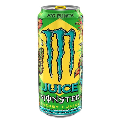 Confezione da 24, bevanda energetica al gusto di frutta tropicale da 500ml Monster.