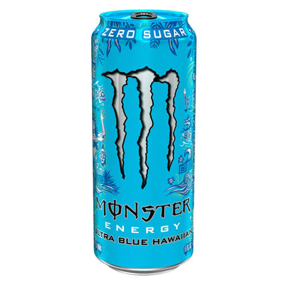 Confezione da 24, bevanda energetica al gusto lampone e frutti tropicali da 473ml Monster.