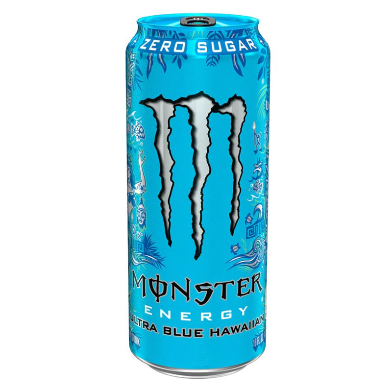 Confezione da 24, bevanda energetica al gusto lampone e frutti tropicali da 473ml Monster.