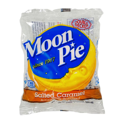 Confezione da 9, merendine ricoperte di caramello salato da 78g Moon Pie.