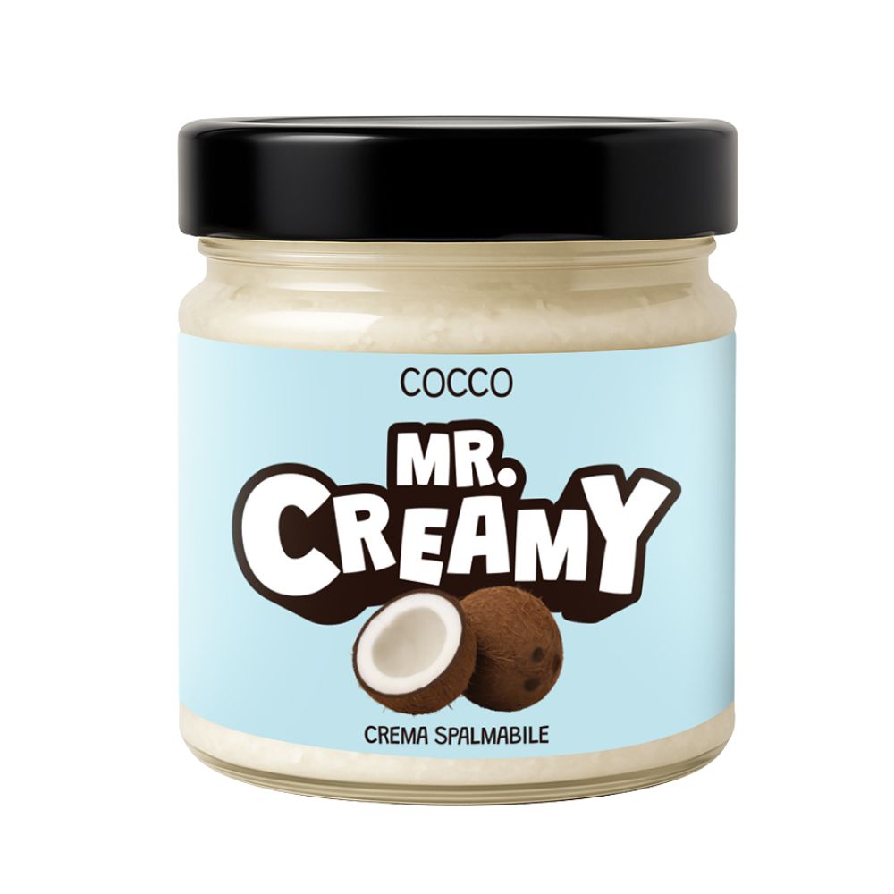Confezione da 6, crema spalmabile al cocco da 200g Mr. Creamy.