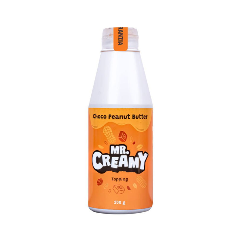 Confezione da 6, topping al gusto di Choco Peanut Butter 200g Mr. Creamy.