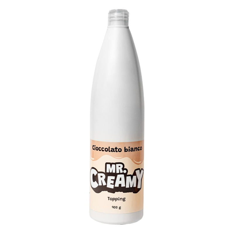 Confezione da 900g di topping al Cioccolato Bianco Mr. Creamy.