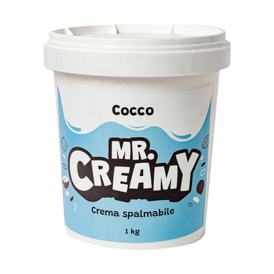 Confezione da 1 kg di crema spalmabile al Cocco Mr. Creamy.