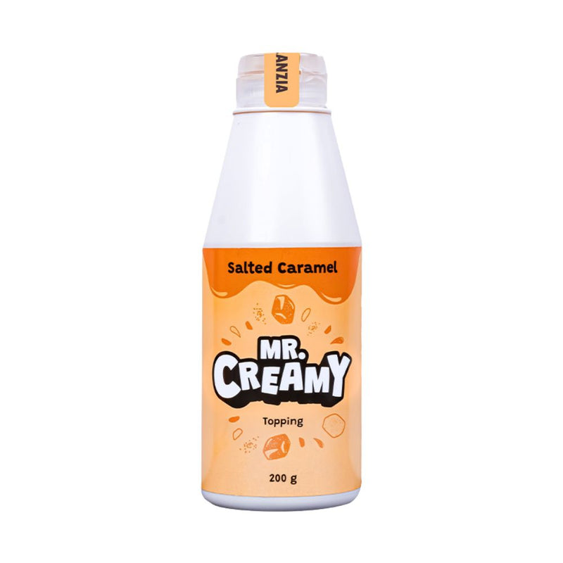 Confezione da 6, topping al gusto di caramello salato da 200g Mr. Creamy.